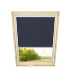 Fart Produkt time4blinds - Dakraam Rolgordijn - Breedte 500mm, Hoogte 812mm - Compatibel met Velux, Compatibel met Fakro - Verduisterend Rolgordijn, Thermisch Rolgordijn, Zonwering voor Dakramen - Bosbessen