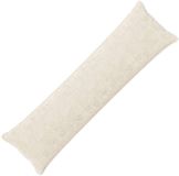 vidaXL - Kussensloop - HOUTEN - Wit - 40 x 145 cm - Nep Konijnenbont