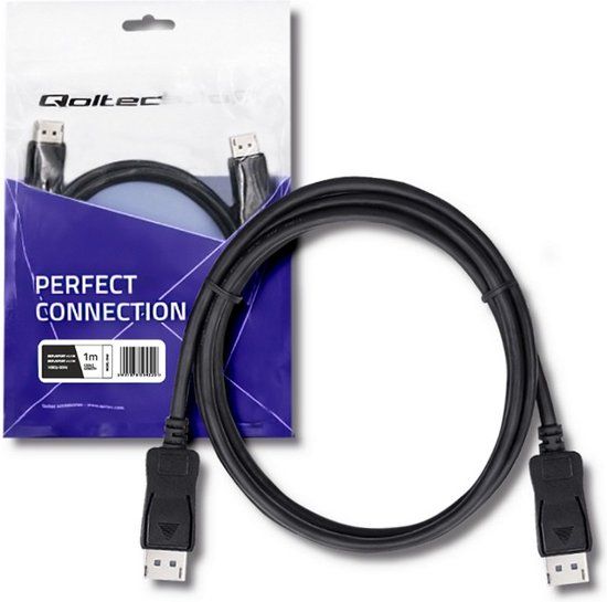 Qoltec - DisplayPort Kabel - 4K - 1m