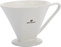 Westmark Koffiefilter Houder Brasilia - 1x6 - Porselein - Wit