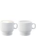 LSA International P276-10-516 Utility platte beker, porselein, 280 ml, wit
