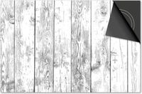 Dietrix Inductie Beschermer 60x60 - Hout en Boom - Latten hout grijs wit