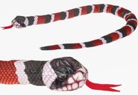 Cornelissen Natierliche Geschenke Gmbh Pluche gestreepte koningsslang knuffel 150 cm