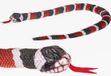 Cornelissen Natierliche Geschenke Gmbh Pluche gestreepte koningsslang knuffel 150 cm