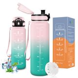 Vikaster 500 ml drinkfles voor fiets, drinkfles voor koolzuurhoudende dranken, sportfles voor kinderen, fiets, school, fitness, outdoor