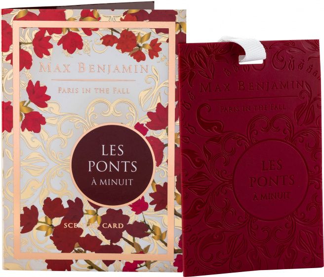 Max Benjamin Geurkaart Les Ponts A Minuit - Bordeauxrood