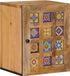 Maison Exclusive Meuble suspendu de salle de bain exclusif - Bois massif de manguier, finition naturelle, dimensions : 38 x 33 x 48 cm