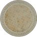 Casa Moro Table de balcon en mosaïque D60 Blanc/Rhombus Rond Céramique 60x60x75cm