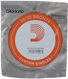 D'Addario .022 Bronze Wound Single Acoustic Guitar String
