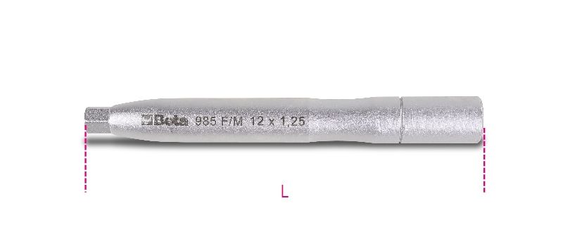 Beta Inwendige geleider pennen voor wielmontage 985F M12X1,25