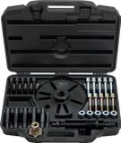 KS TOOLS Universele wielnaafafzuiger voor personenwagens SUV + Transporter 28-delig. - 700.1480