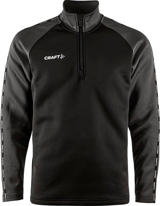 Craft Squad 2.0 Half Zip Men - Black/Granite - XXL