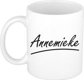 Bellatio Decorations Annemieke Naam koffiemok - wit - Keramiek