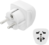 Hama Reisadapter Wereld Naar Europa - Type E en F - Wit