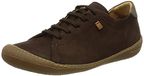 El Naturalista unisex. 257701112005_012 Baskets en cuir N5770 Pleasant brown (44), Marron, Plat, Fermeture éclair, Casuel