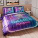 PETTI Artigiani Italiani - Dekbedovertrek voor tweepersoonsbed 250 x 200 cm, microvezel beddengoed met digitale print + 2 kussenslopen 50 x 80 cm - Made in Italy - Gamer
