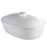 Römertopf 2 810 04 broodpot ovaal afmetingen: 44 x 26 x 19,5 cm, wit