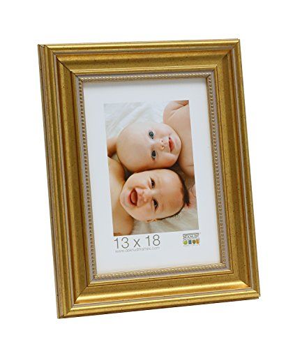 Deknudt Frames S45HA1 fotolijst 15x15 goudkleurig met parelrand