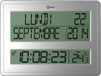 Orium by CEP Orium digitale radiogestuurde klok en kalender zilver
