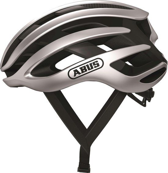 Abus AirBreaker Fietshelm - Maat S (51-55 cm) - gleam silver