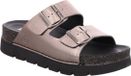 Rohde Slipper Dames Soft Voetbed 2 gespen Brons
