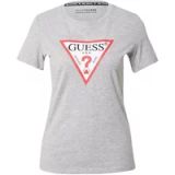 Guess T-shirt MC Katoen Logo Jeans, Light Melange Grey M, M