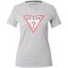 Guess T-shirt MC Katoen Logo Jeans, Light Melange Grey M, M