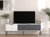 NOPA meuble tv-hifi 2 portes blanc/anthracite