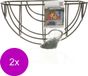 Nature Hanging Basket - 2 x 35.5x35.5x17.5 cm - Green