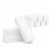 LALILL 10 stuks White Nail Polish Block Nagelvijl 9,5 x 2,5 x 2,5 cm - Schuurblok - Vijl om te slijpen - Nagelpolijstblok - Schuurblok voor manicure