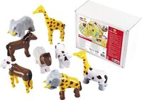 Manetico Klein Toys Early Steps Magnetische Dierenpuzzel - 8 dieren - 32-delig