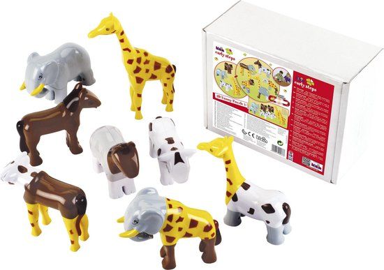 Manetico Klein Toys Early Steps Magnetische Dierenpuzzel - 8 dieren - 32-delig