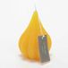 Amadeus Kaarslamp, 7,5 x 10 cm, mosterd, 6 stuks
