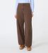 Weekend Max Mara Wkdordine Pantalon Large Marron