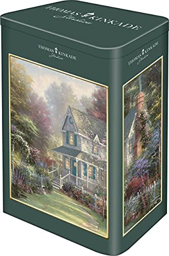 Schmidt Spiele 59925 Thomas Kinkade, Victoria Garden II, puzzel van 500 stukjes, in een nostalgische doos, kleurrijk