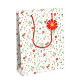 Eurowrap - 33838-2C - Cadeauzak - Groot Formaat 26,5x14x33cm - Hartjes - 210g