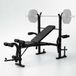 Merkloos / Sans marque Relaxdays Halterbank - multifunctioneel - zwart - 118,5 x 113 x 154 cm - voor krachttraining