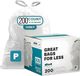 Plasticplace simplehuman (x) Code P Compatibel Trekkoord Vuilnisvoeringen 13-16 Gallon, 23,75 "x 31.5", 200 Count, Wit