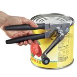 NUFR Stevige handmatige blikopeners met rubberen handgrepen, professionele kwaliteit.