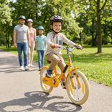 PROMETHEUS BICYCLES Kinderfiets 18 inch Retro Geel/Zwart