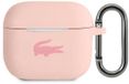 Lacoste Housse pour AirPods 3 Silicone Rose