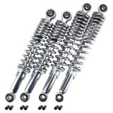Simson Jeu de biellettes de suspension réglables pour amortisseurs, chrome, 280 mm + 310 mm, adapté pour Simson Schwalbe KR51 Star