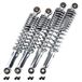 Simson Jeu de biellettes de suspension réglables pour amortisseurs, chrome, 280 mm + 310 mm, adapté pour Simson Schwalbe KR51 Star