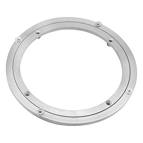 Draaitafellager Besimple Draaitafellager van aluminiumlegering, heavy-duty draaibare draaitafel, luie Susan roterende lagerdraaitafel, ronde eettafel, gladde draaibare plaat hardware (250 mm - 10 inch)