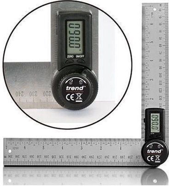 Trend DAR/200 Digitale hoekmeter - 360º - 200mm