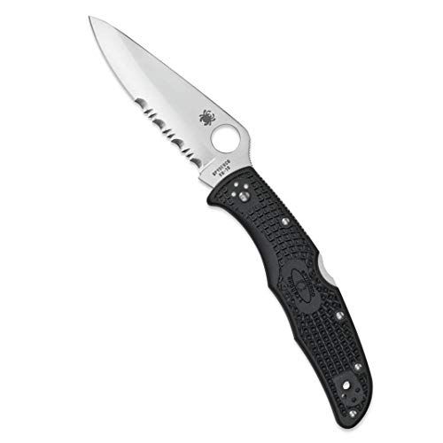 Spyderco Endura 4 C10PSBK Partly Serrated Pocket Knife