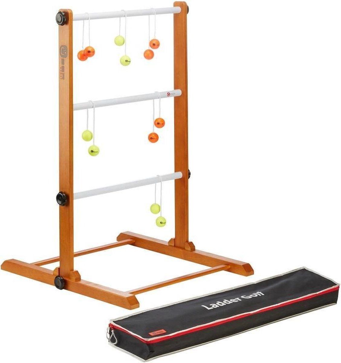 Ubergames Prof. Laddergolf Spinladder set - FLUOR Geel, Groen