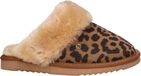 Warmbat Collie Print Panther Dames Sloffen - Chestnut
