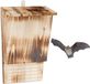 Relaxdays Vleermuiskast - Hout - Lichtbruin/Bruin - 37 x 22 x 12,5 cm