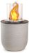 Divina Fire Bio-ethanol haard, tuinvuurkorf, staand model, voor binnen en buiten, RAFFAELLO Corda Beige, d.35 x h.55